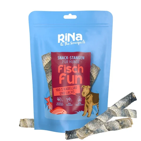 Dried snack fish rods